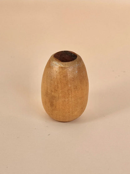 K05041 - Vintage wooden Daruma doll