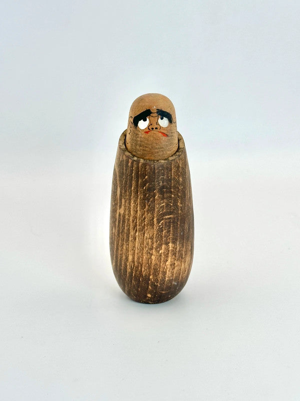 K10120 - Vintage daruma kokeshi Nasu