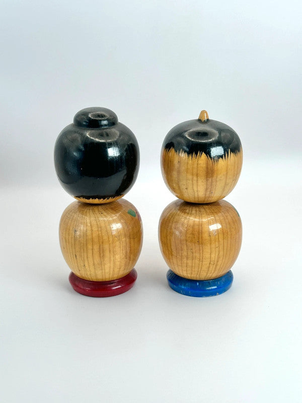 K10113 - Vintage Donko kokeshi doll pair
