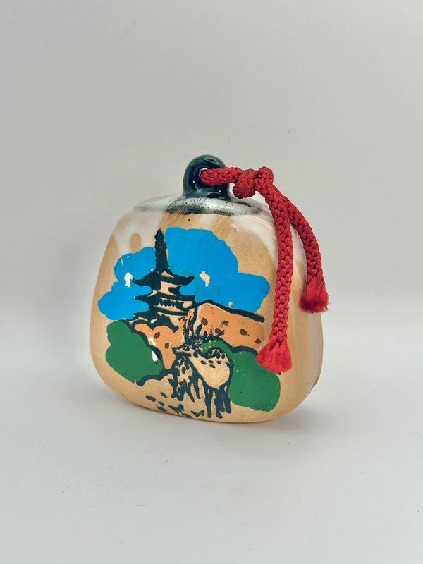 CB009 - Japanese Clay bell ornament Dorei  Hōryū-ji Temple 法隆寺
