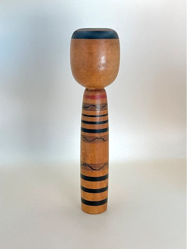 K20049 - Traditional Tsuchiyu kokeshi by Hiroshi Abe 阿部広史