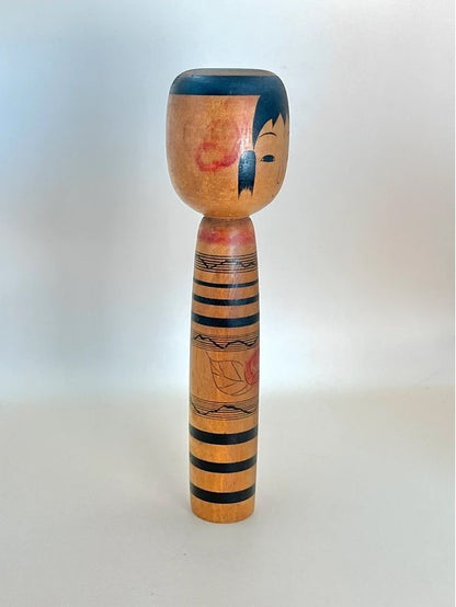 K20049 - Traditional Tsuchiyu kokeshi by Hiroshi Abe 阿部広史