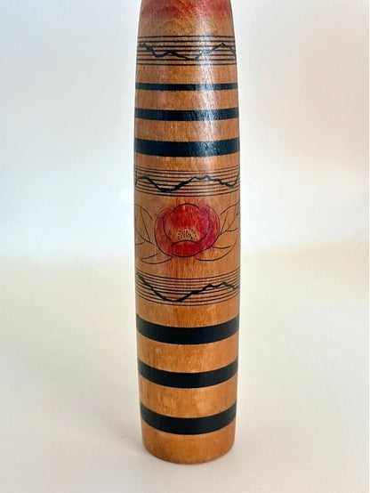 K20049 - Traditional Tsuchiyu kokeshi by Hiroshi Abe 阿部広史