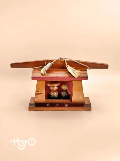 FT69 - Vintage bamboo Japanese folktoy