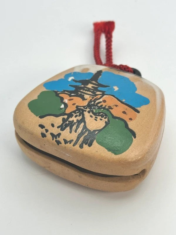 CB009 - Japanese Clay bell ornament Dorei  Hōryū-ji Temple 法隆寺