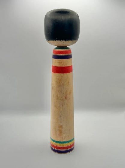 K30005 - Traditional Tsugaru kokeshi by Tatsuo Hasegawa 長谷川辰雄