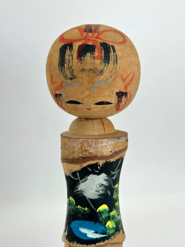 K20078 - Omiyage kokeshi Shirahone Onsen 白骨温泉