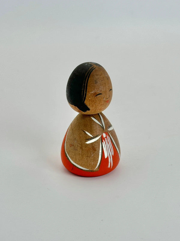 K05032 - Vintage Miko mini Kokeshi Doll