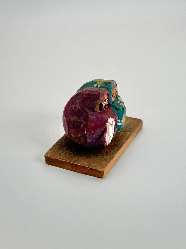 FT137 - Japanese folk carft Daruma set 会津彫