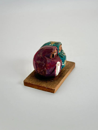 FT137 - Japanese folk carft Daruma set 会津彫