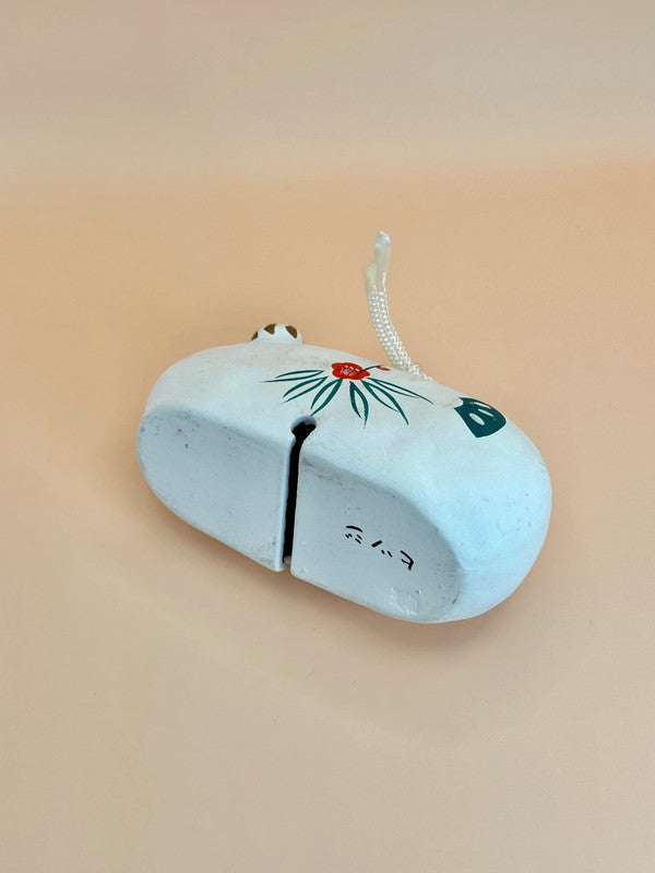 CB020 - Cloche décorative en argile Mouton Dorei