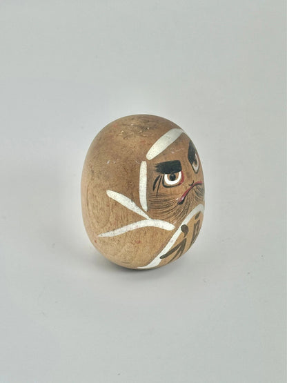 K05028 - Hand crafted wooden Yamanaka Daruma Doll