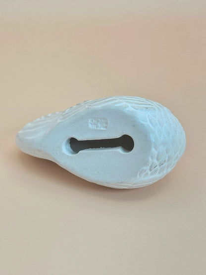 CB015 - Cloche décorative en argile Coq Dorei