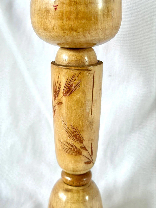 Vintage Japanese Sosaku Kokeshi doll by Kishi Sadao 岸貞男