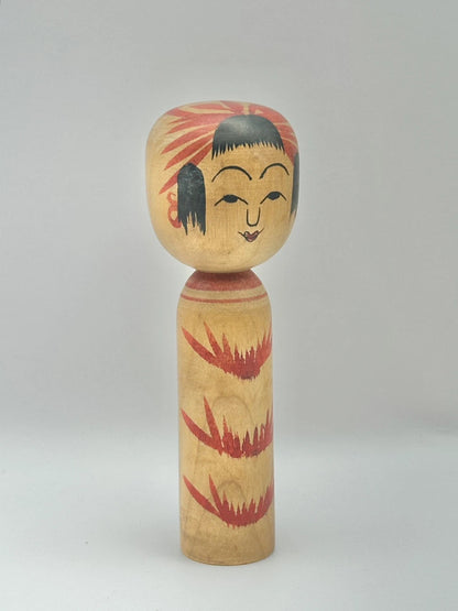 K10029 - Traditional Hijiori kokeshi by Okuyama Koji
