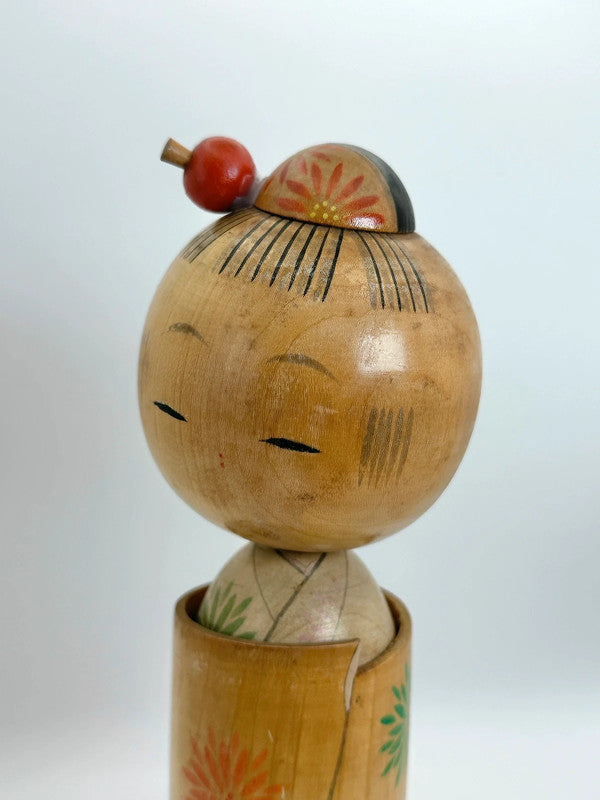 K20067 - Sosaku kokeshi doll vintage Japan
