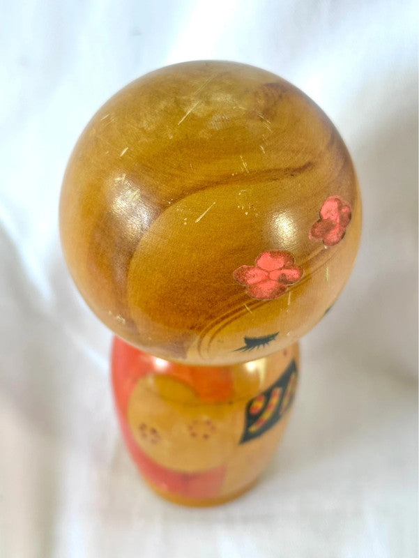 K15046 - Sosaku kokeshi doll by Miyashita Hajime 宮下 はじめ