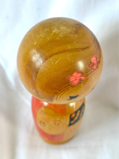 K15046 - Sosaku kokeshi doll by Miyashita Hajime 宮下 はじめ