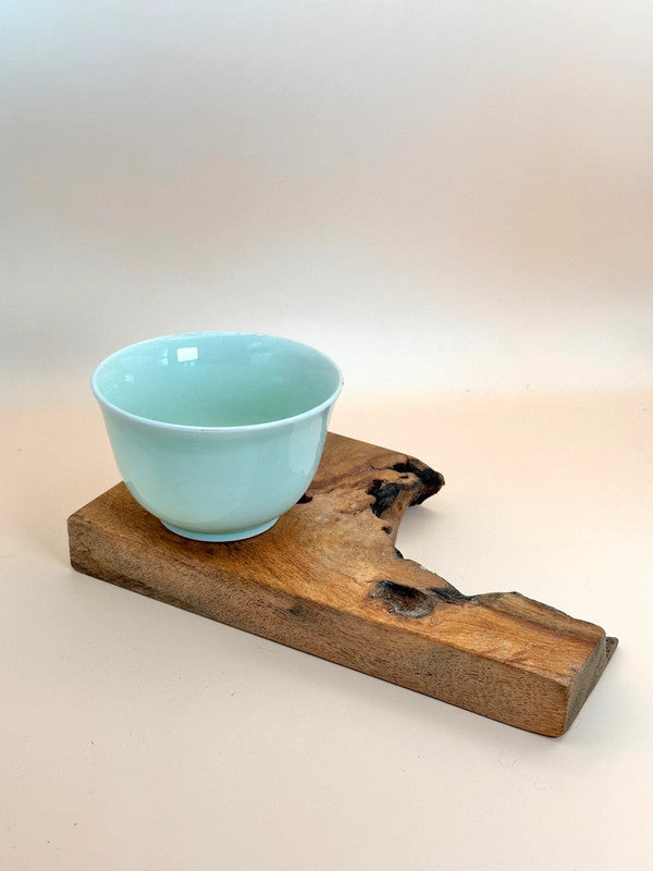TB08 - Tea Ceremony Set with Wabi-Sabi Wood Base