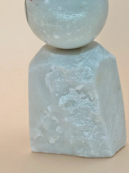 K05006 - Omiyage kokeshi doll in stone