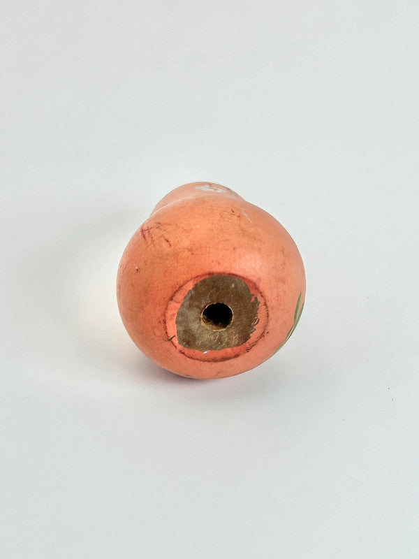 FT128 - Vintage sakura wooden daruma doll