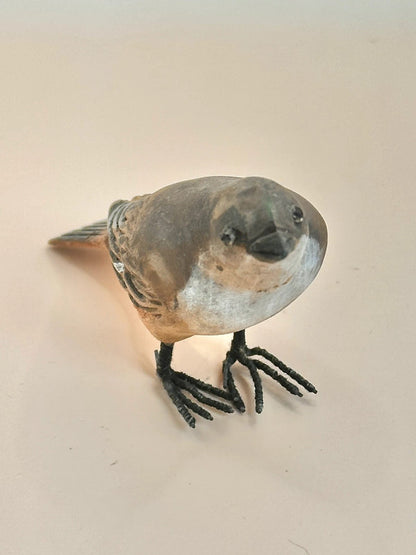 FT152 - Wooden sparrow folk craft