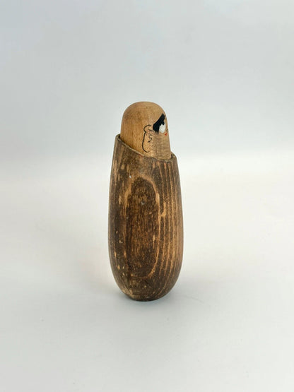 K10120 - Vintage daruma kokeshi Nasu