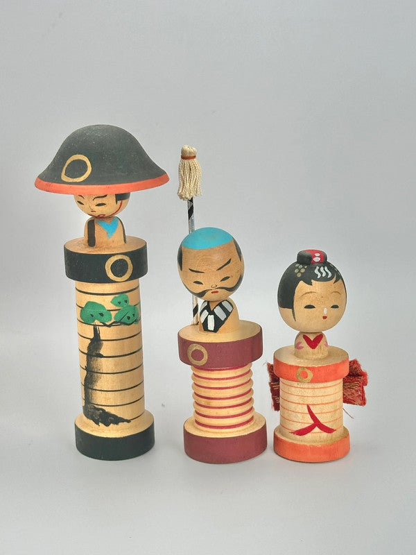 FT44 - Poupée kokeshi japonaise vintage Omiyage