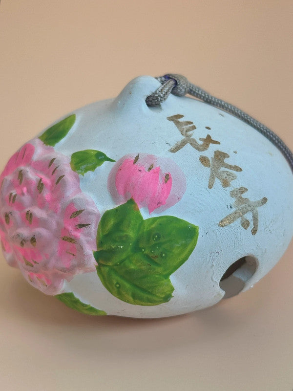 CB016 - Cloche décorative en argile du temple Dorei Hasedera