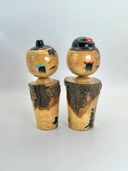 K15063 - Vintage onsen omiyage kokeshi doll