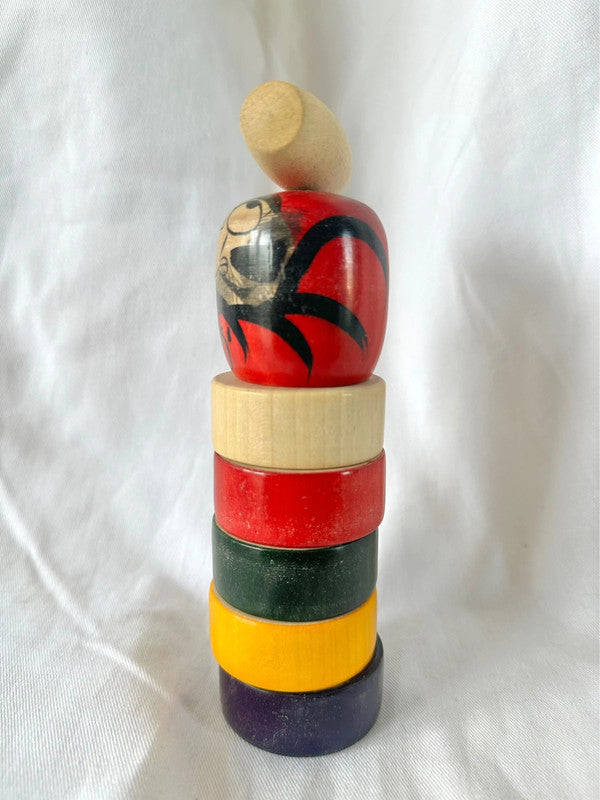 SFT01 - Vintage Japanese Daruma otoshi toy