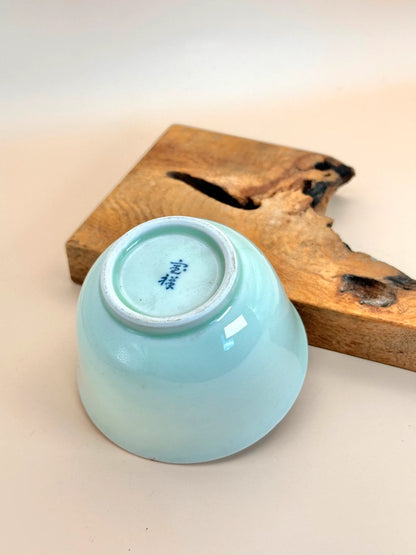 TB08 - Tea Ceremony Set with Wabi-Sabi Wood Base