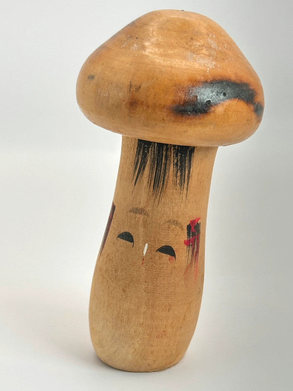 K10124 - Mushroom kokeshi doll