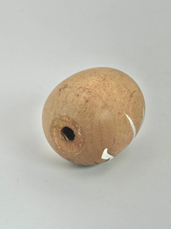 K05028 - Hand crafted wooden Yamanaka Daruma Doll