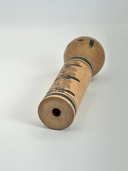 K10101 - Vintage Monochrome kokeshi doll