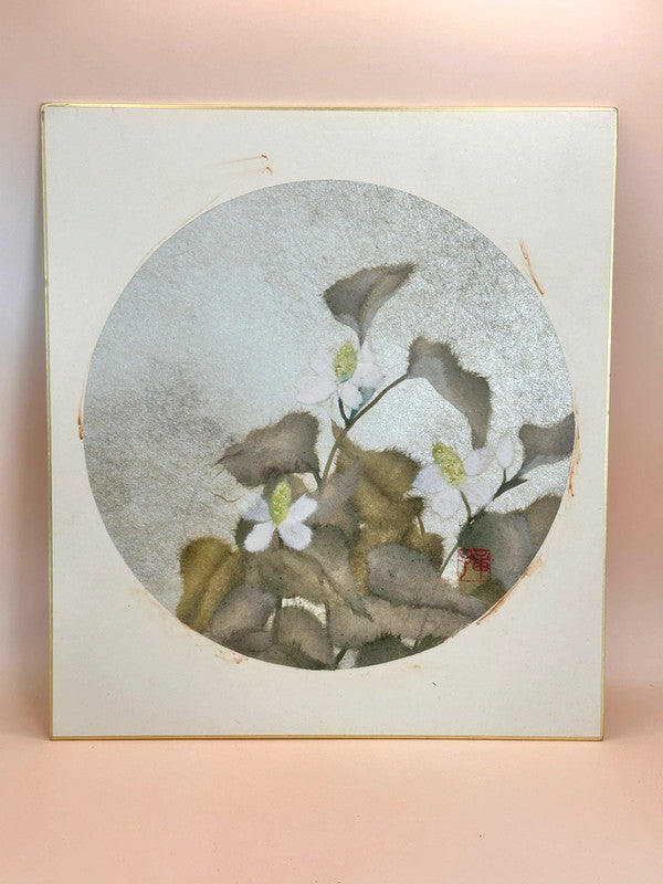 SHP116 -  Japanese Chigiri-e Shikishi card Akiko Tomozawa 友澤章子