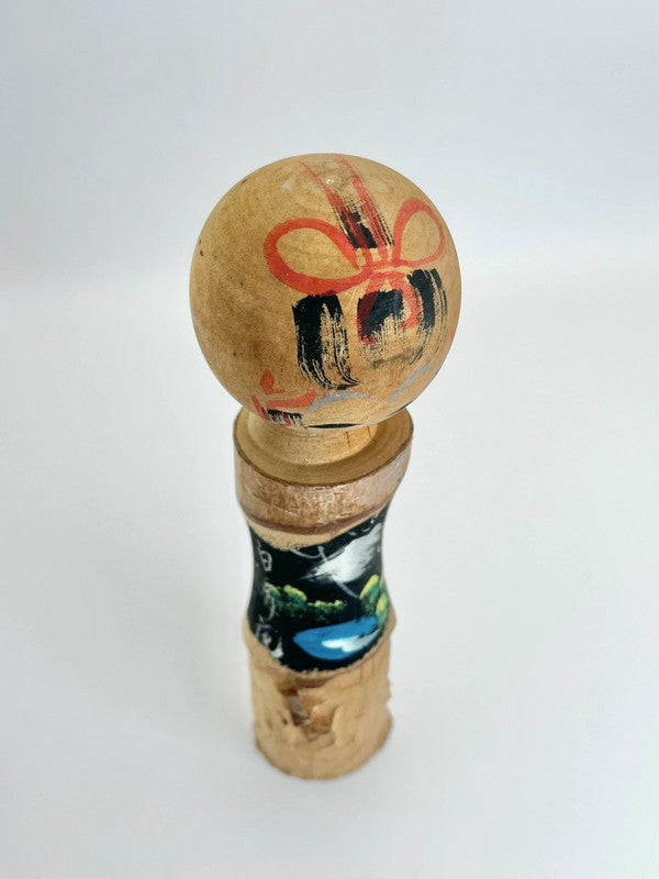 K20078 - Omiyage kokeshi Shirahone Onsen 白骨温泉
