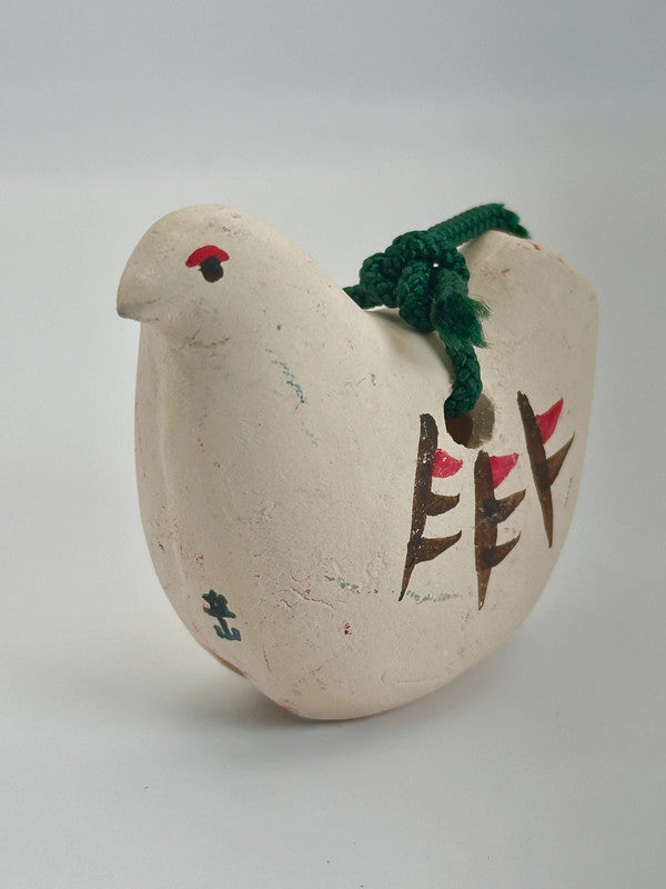 CB022 - Ornement cloche en argile Dorei pigeon hato 鳩