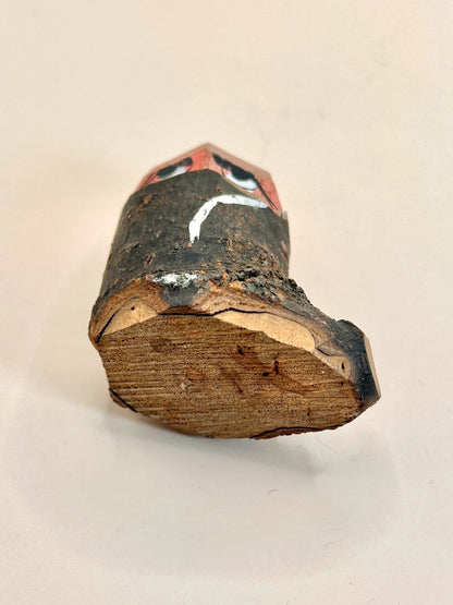 FT155 - Carving Folktoy Wooden Daruma