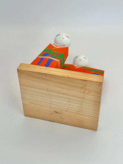 FT107 -  wooden Japanese hina doll 雛人形