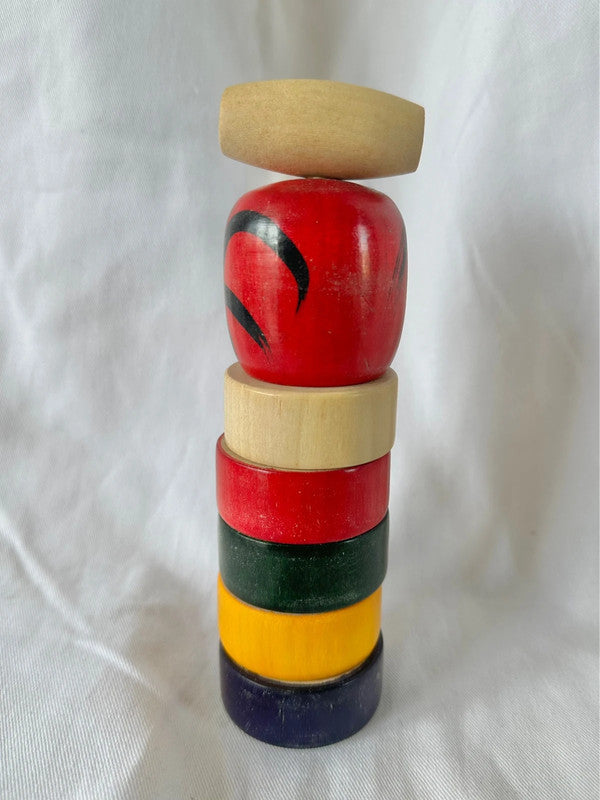 SFT01 - Vintage Japanese Daruma otoshi toy