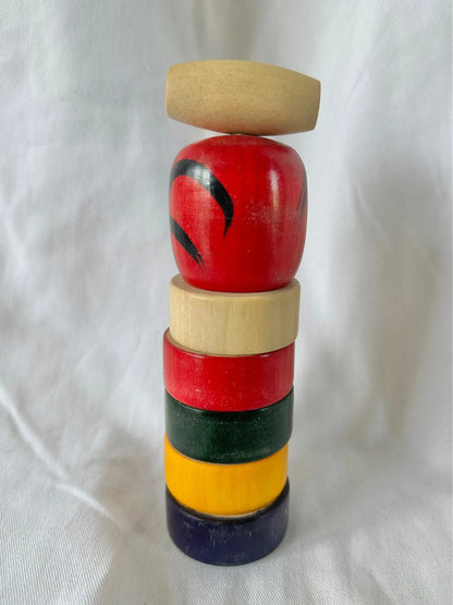 SFT01 - Vintage Japanese Daruma otoshi toy