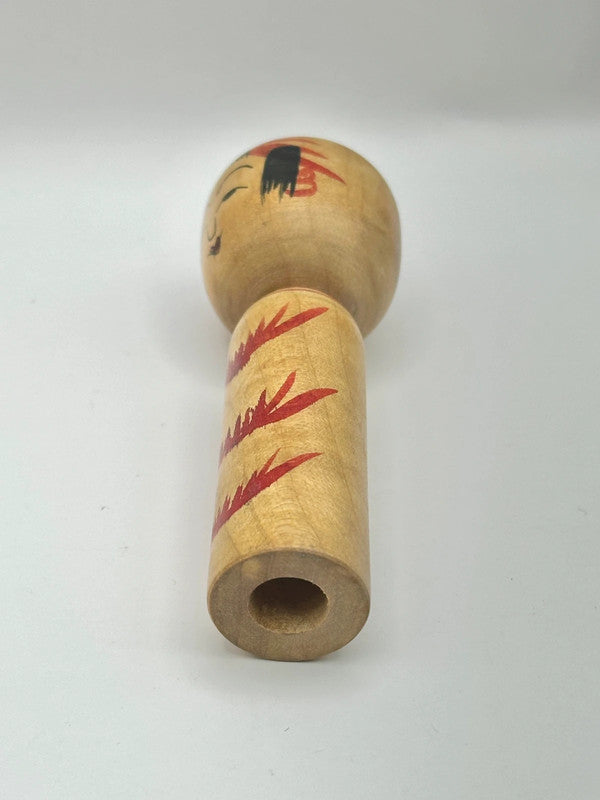 K10029 - Traditional Hijiori kokeshi by Okuyama Koji