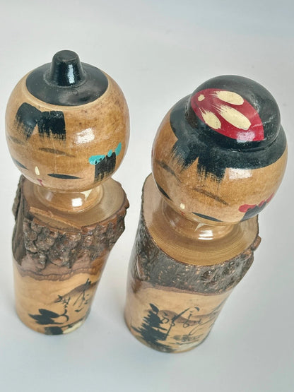 K15063 - Vintage onsen omiyage kokeshi doll