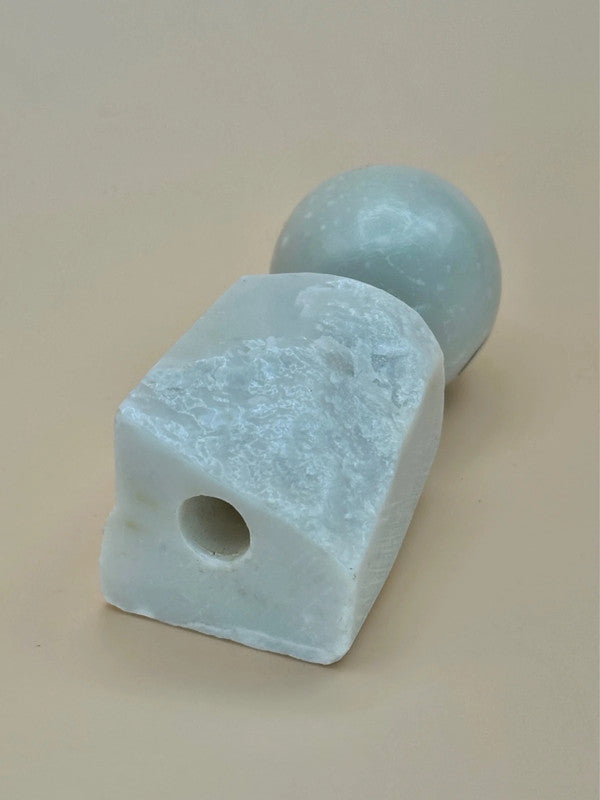K05006 - Omiyage kokeshi doll in stone
