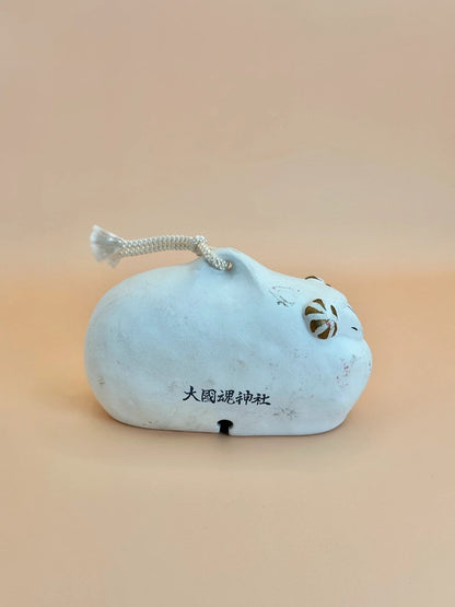 CB020 - Cloche décorative en argile Mouton Dorei