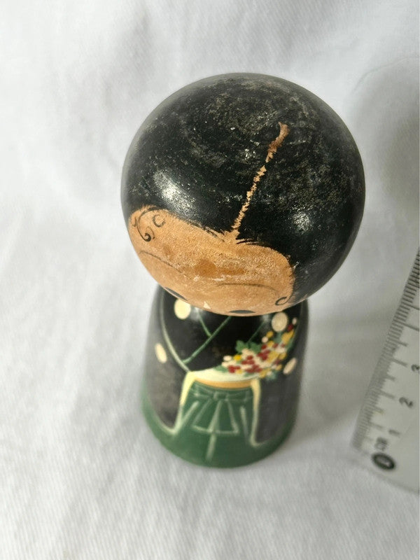K10055 - Japanese bobble kokeshi sosaku doll