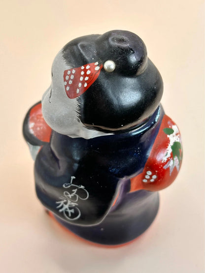 FT147 - Otafuku ceramic folk craft お多福