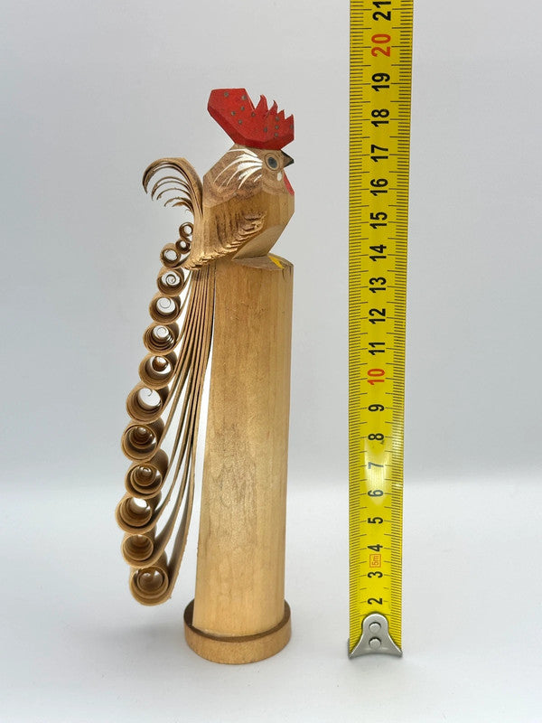 FT12 - Poulet jouet folklorique vintage Sasano Ittobori