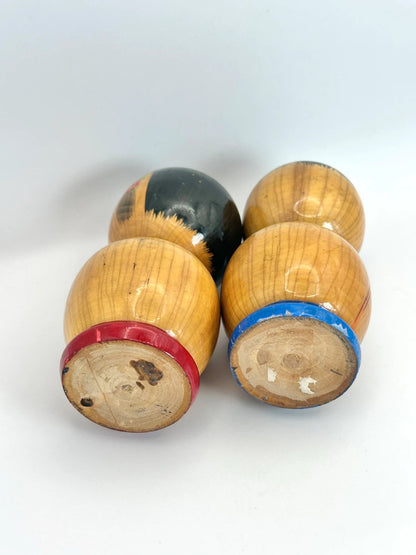 K10113 - Vintage Donko kokeshi doll pair